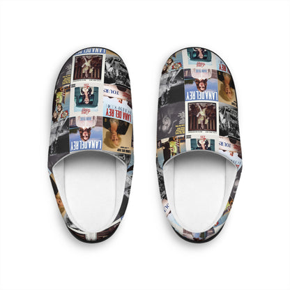 Lana Del Rey Album Cover Collage Women's Indoor Slippers
