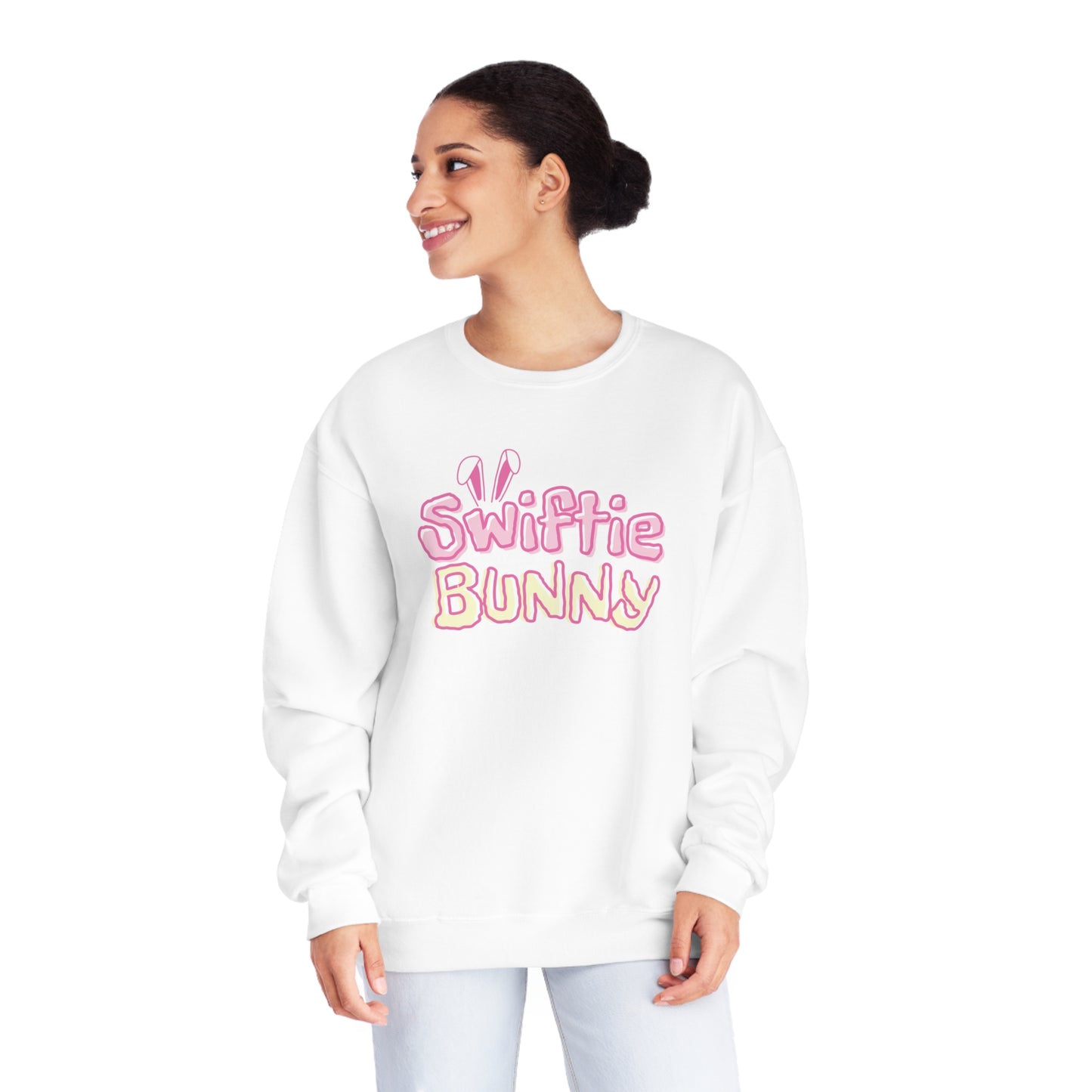 Taylor Swift Easter Swiftie Bunny Unisex NuBlend Crewneck Sweatshirt