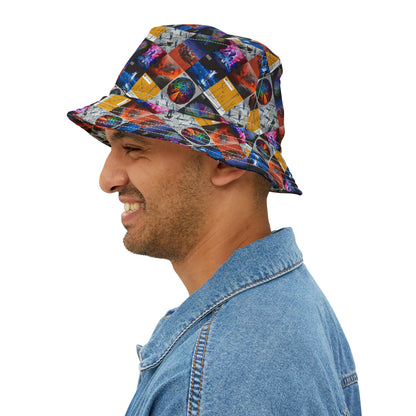 Muse Album Cover Collage Bucket Hat