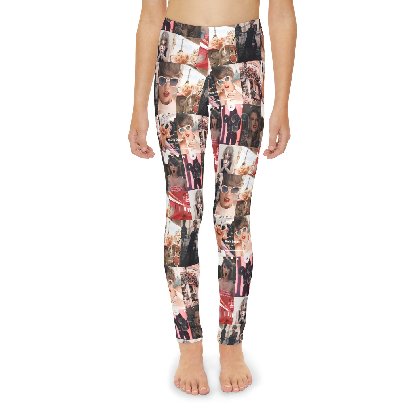 Taylor Swift 1989 Blank Space Collage Youth Full-Length Leggings