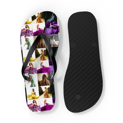 Taylor Swift Speak Now Mosaic Flip Flops