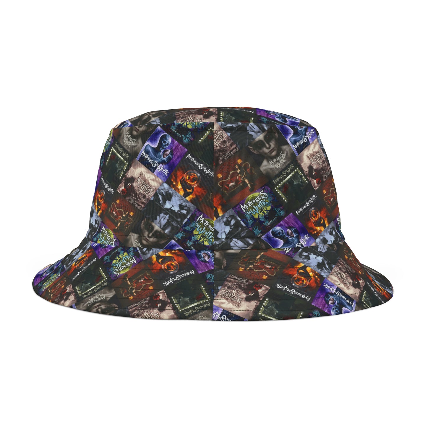 Motionless In White Album Cover Collage Bucket Hat