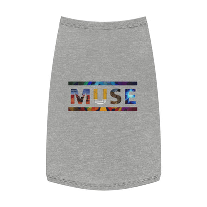 Muse Album Art Letters Pet Tank Top