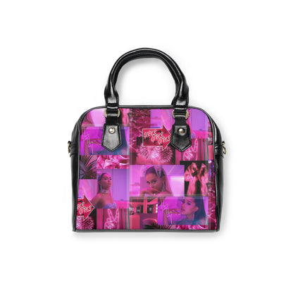 Ariana Grande 7 Rings Collage Shoulder Handbag