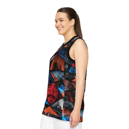 Post Malone Crystal Portaits Collage Unisex Basketball Jersey