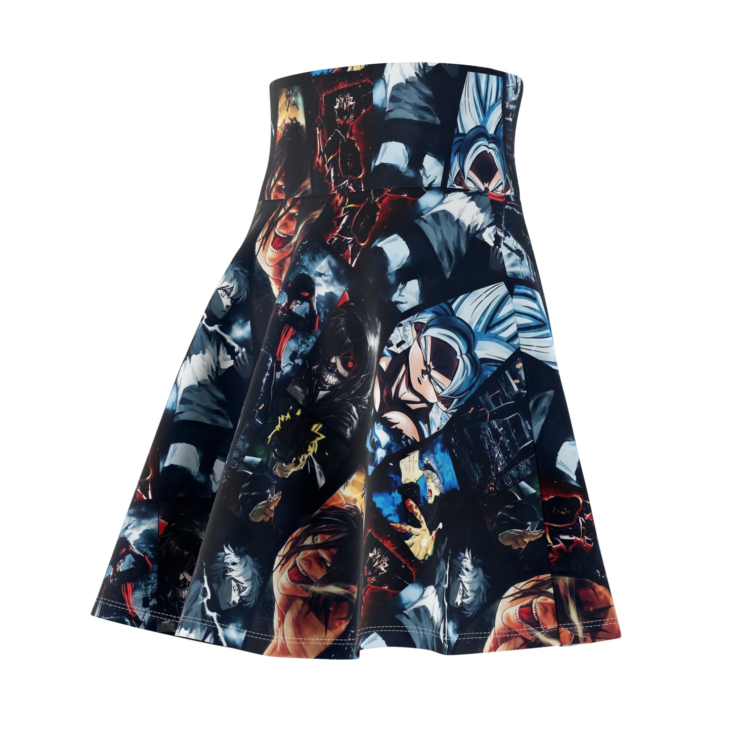 Anime Hero Montage Women's Skater Skirt