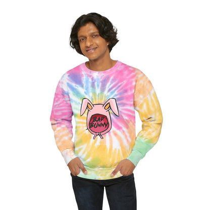 Bad Bunny Hoodie Logo Unisex Tie-Dye Sweatshirt