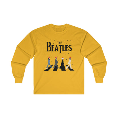 The Beatles Abbey Road Santas Ultra Cotton Long Sleeve Tee Shirt