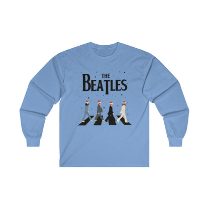 The Beatles Abbey Road Santas Ultra Cotton Long Sleeve Tee Shirt