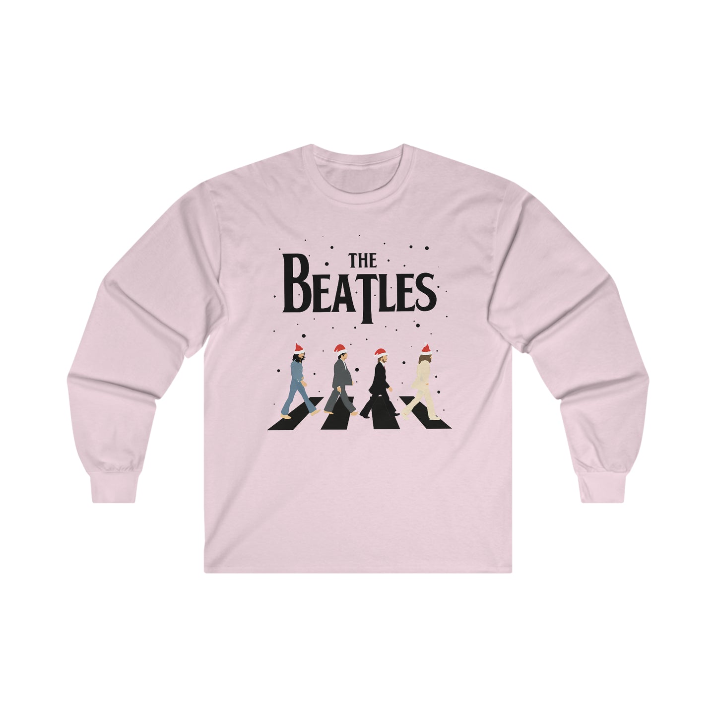 The Beatles Abbey Road Santas Ultra Cotton Long Sleeve Tee Shirt