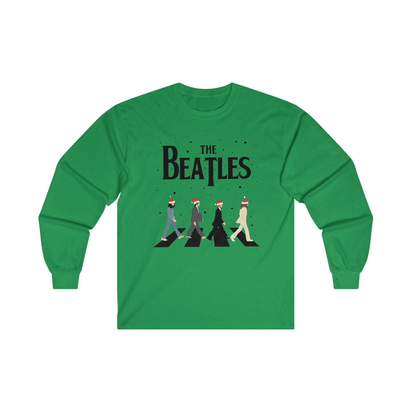 The Beatles Abbey Road Santas Ultra Cotton Long Sleeve Tee Shirt