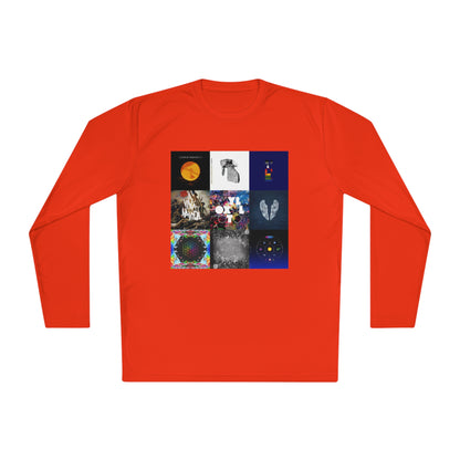 Colplay Album Cover Collage Unisex Lightweight Long Sleeve Tee