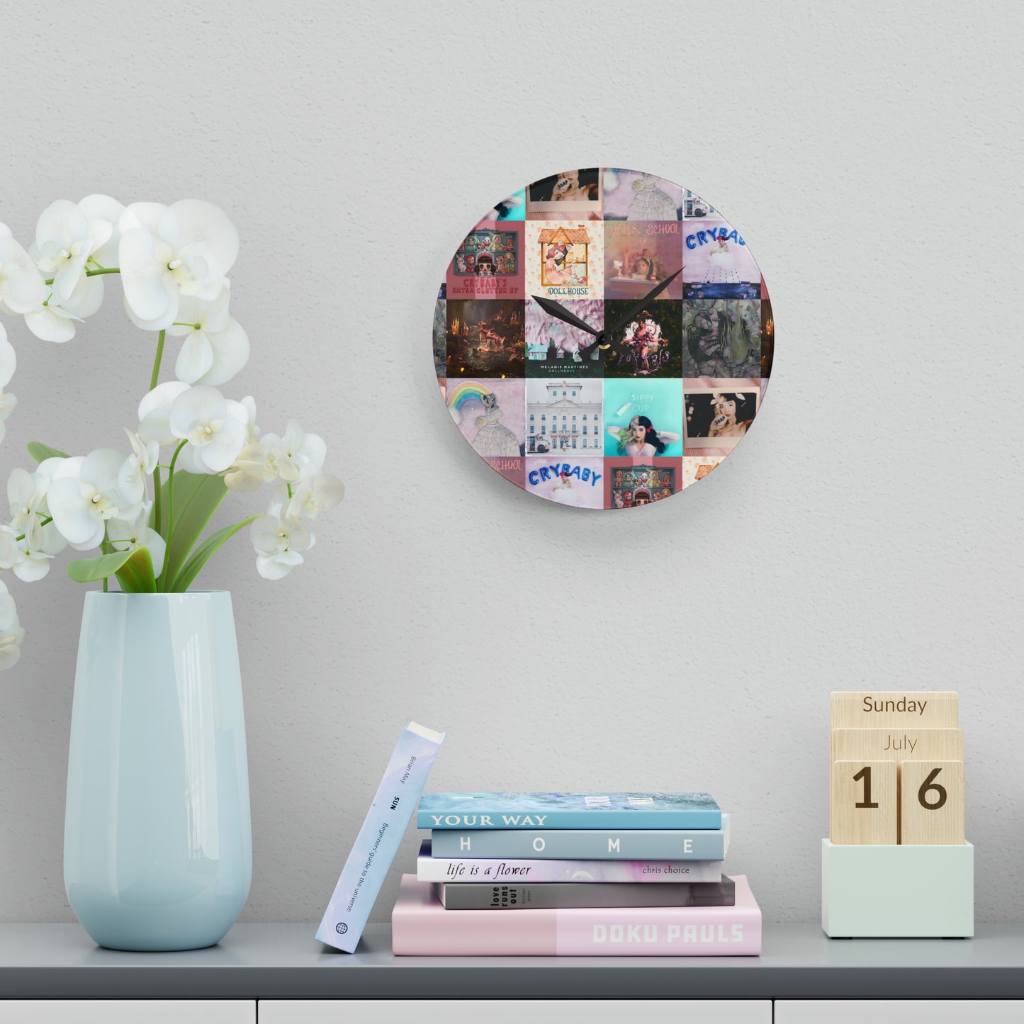 Melanie Martinez Album Art Collage Acrylic Wall Clock