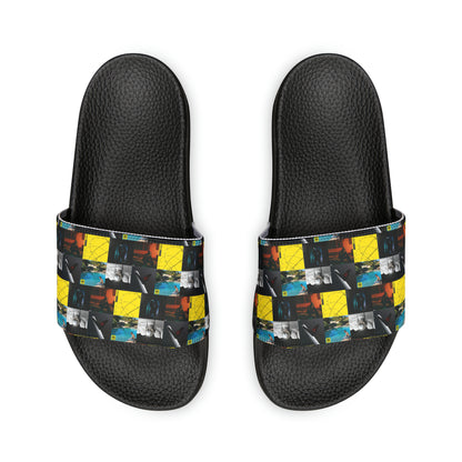 Post Malone Album Art Collage Men's Slide Sandals