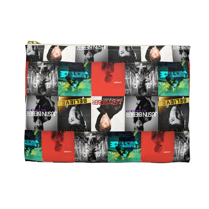 Justin Bieber Album Cover Collage Accesory Pouch