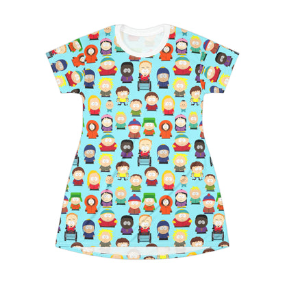 South Park School Kids Ensemble T-Shirt Dress