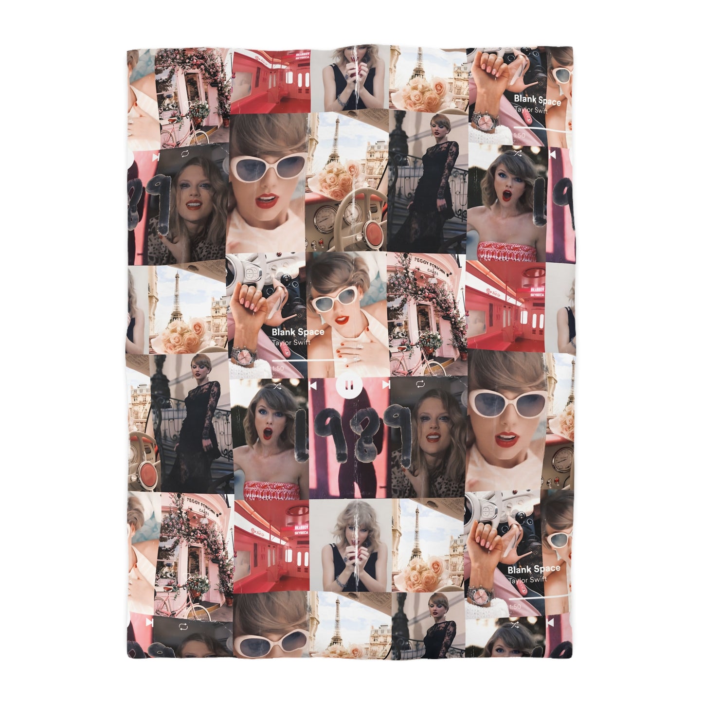 Taylor Swift 1989 Blank Space Collage Microfiber Duvet Cover