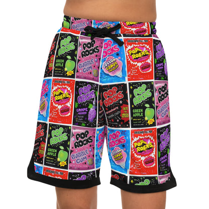 Pop Rocks Party Basketball Rib Shorts