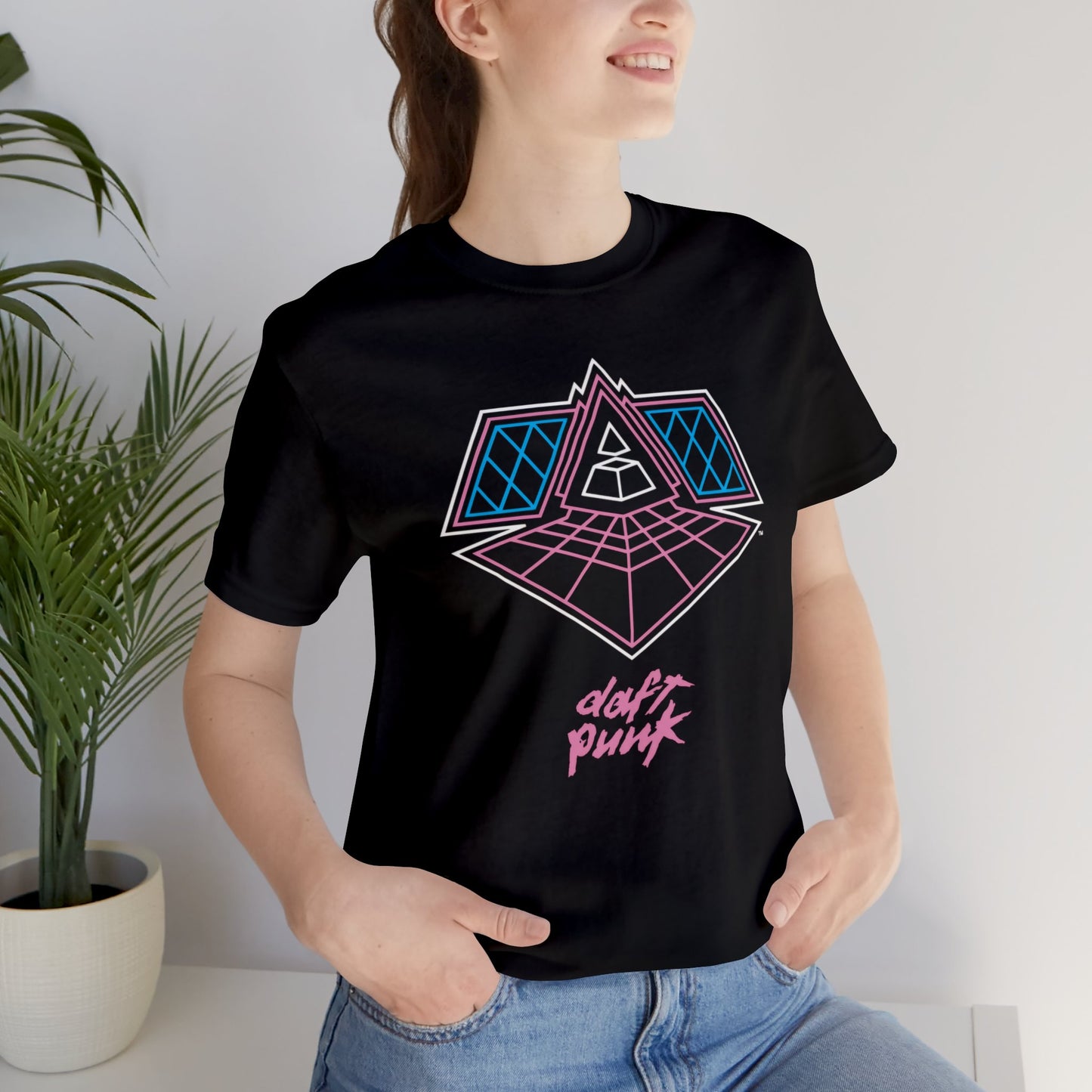 Daft Punk Alive 2007 Logo Unisex Jersey Short Sleeve Tee Shirt