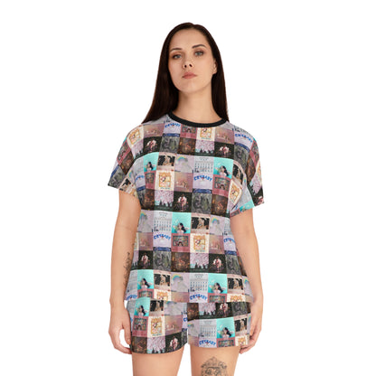 Melanie Martinez Album Art Collage Women's Short Pajama Set