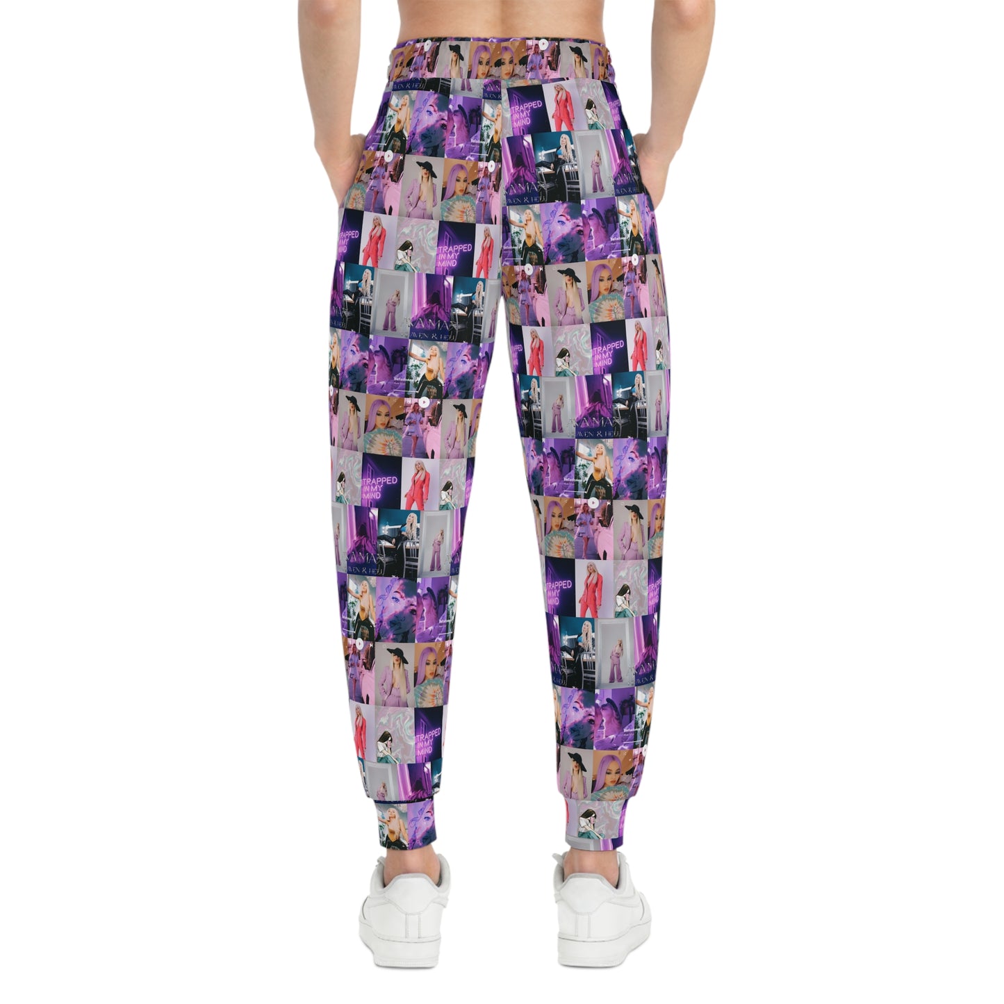 Ava Max Belladonna Photo Collage Athletic Joggers