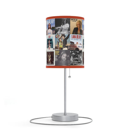 Lana Del Rey Album Cover Collage Lamp on a Stand