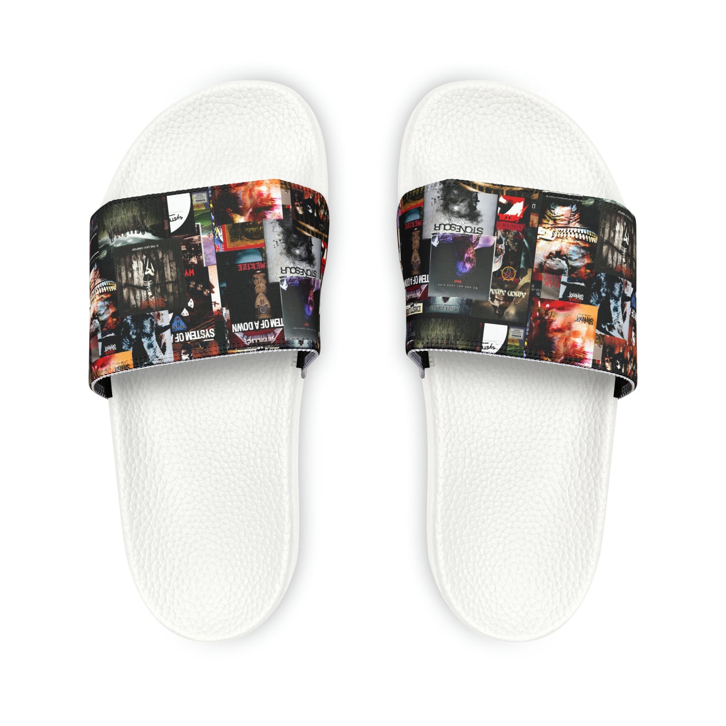 Slipknot Chaotic Album Art Collage Men's Slide Sandals