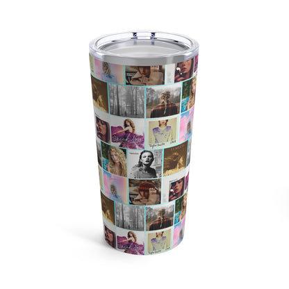 Taylor Swift Album Art Collage Pattern 20oz Tumbler