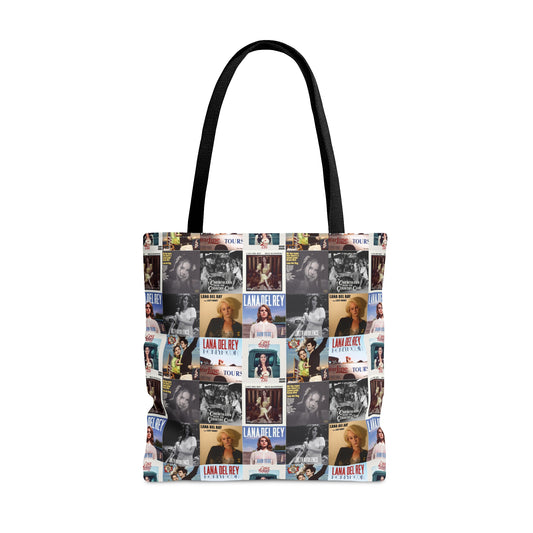 Lana Del Rey Album Cover Collage Tote Bag