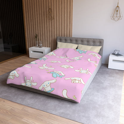 Cinnamoroll Playing Around Pattern Microfiber Duvet Cover