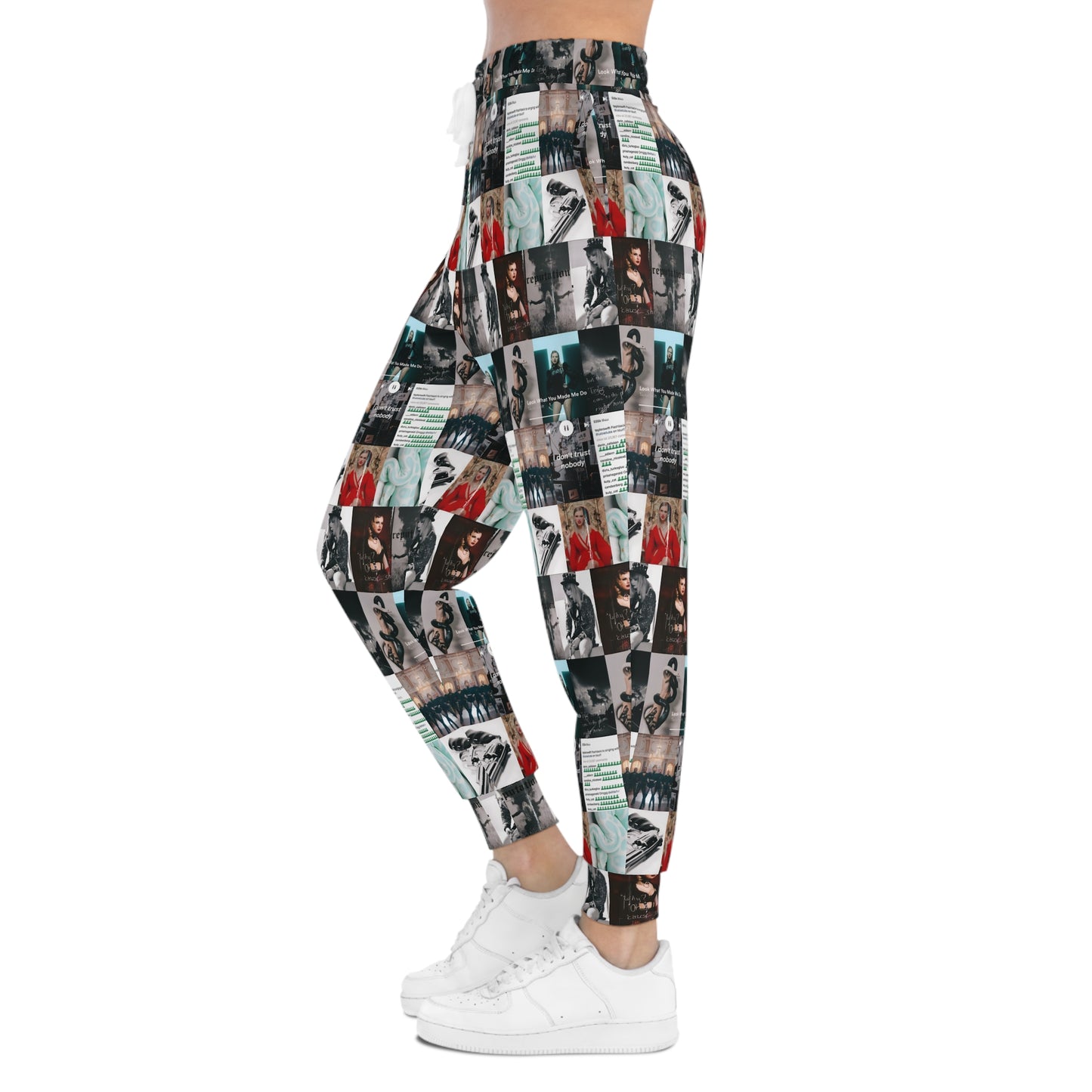 Taylor Swift Reputation Look What You Made Me Do Mosaic Athletic Joggers