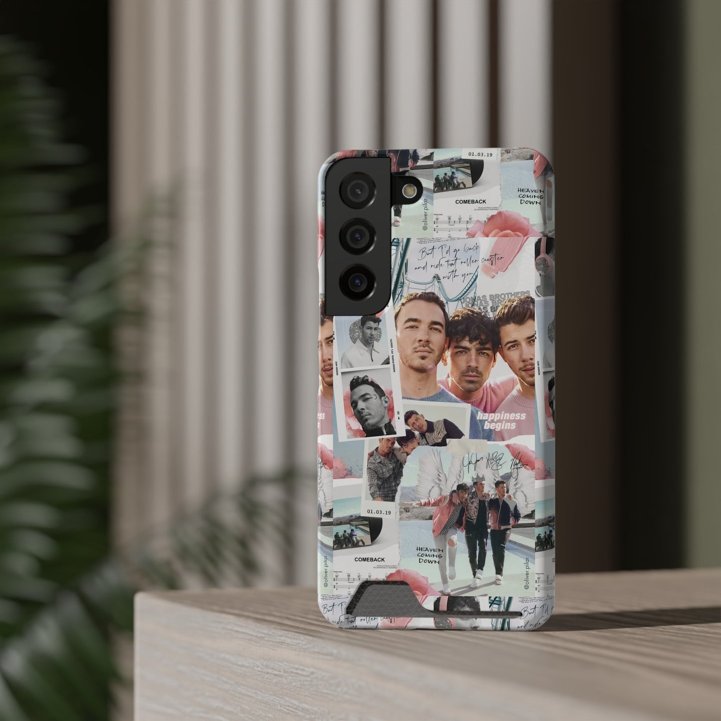 Jonas Brother Happiness Begins Collage Phone Case With Card Holder