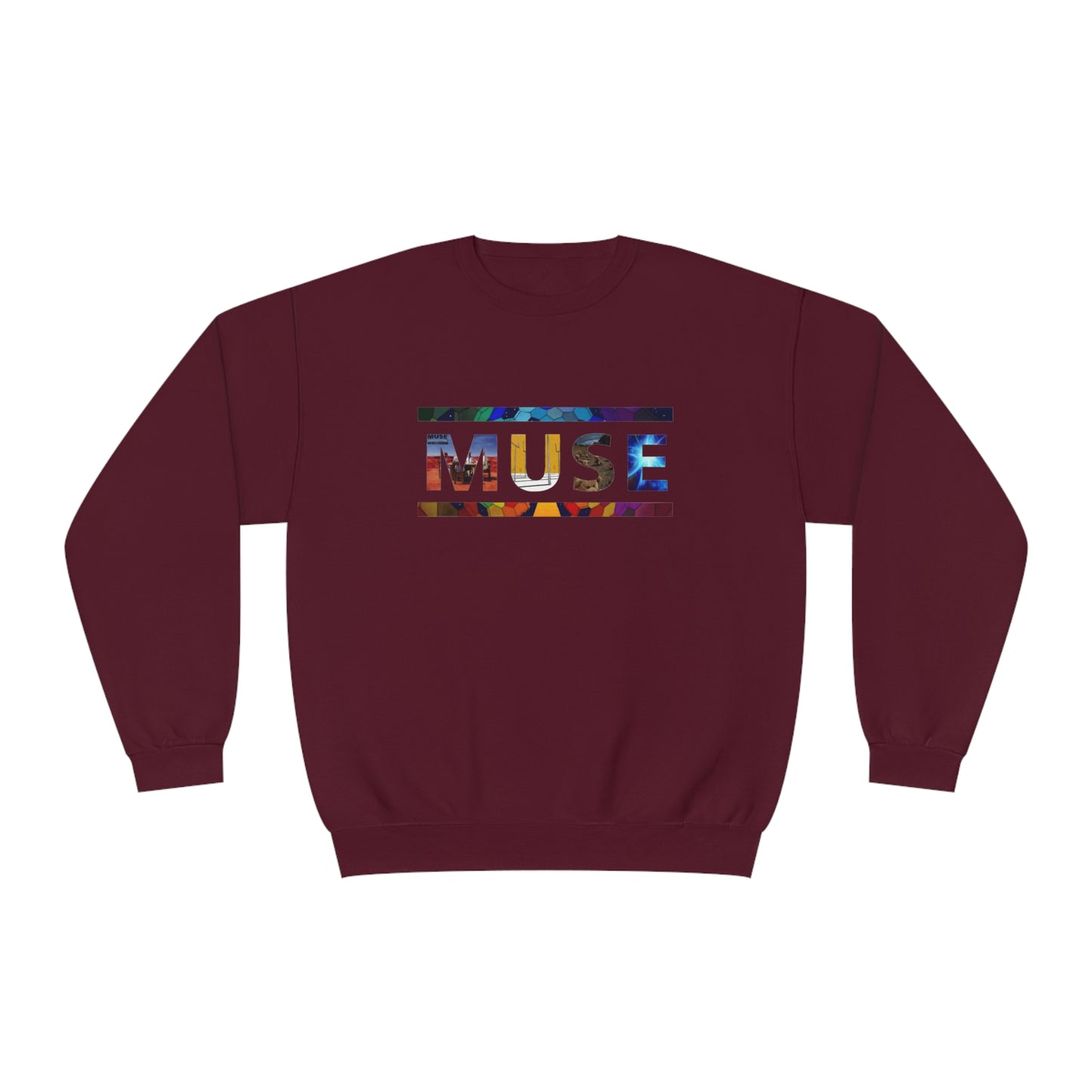 Muse Album Art Letters Unisex NuBlend Crewneck Sweatshirt