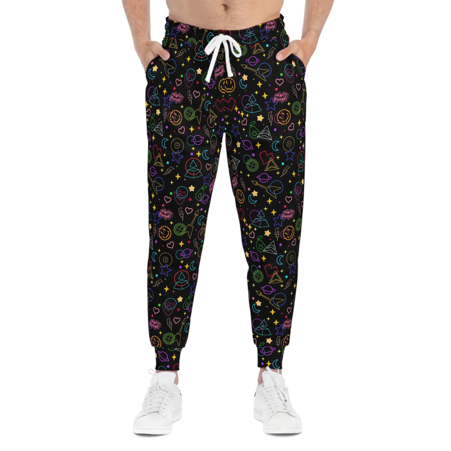 Daft Punk Arcade Carpet Pattern Athletic Jogger Sweatpants