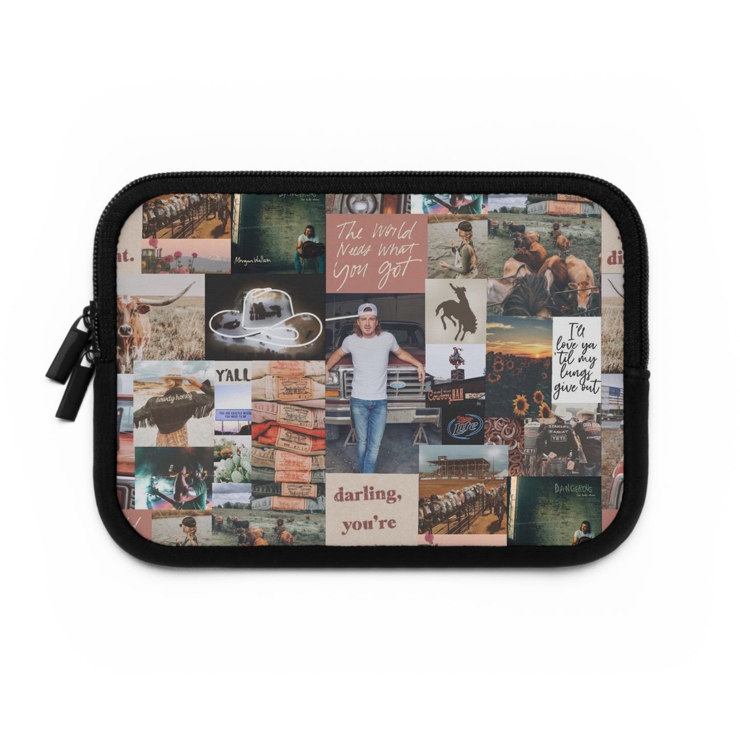 Morgan Wallen Darling You're Different Collage Laptop Sleeve