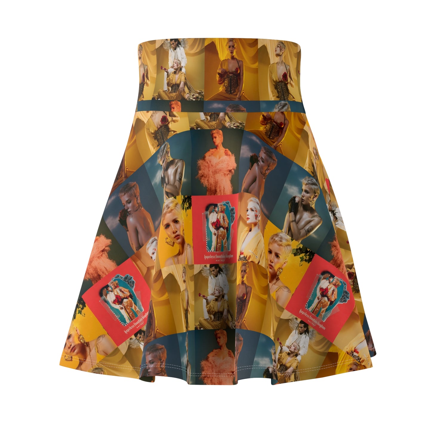 Halsey Hopeless Fountain Kingdom Mosaic Women's Skater Skirt