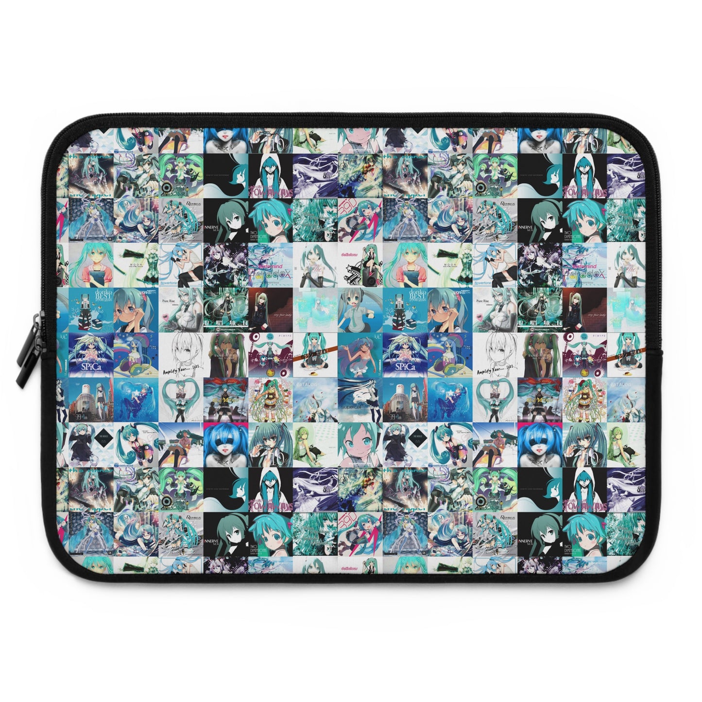 Hatsune Miku Album Cover Collage Laptop Sleeve