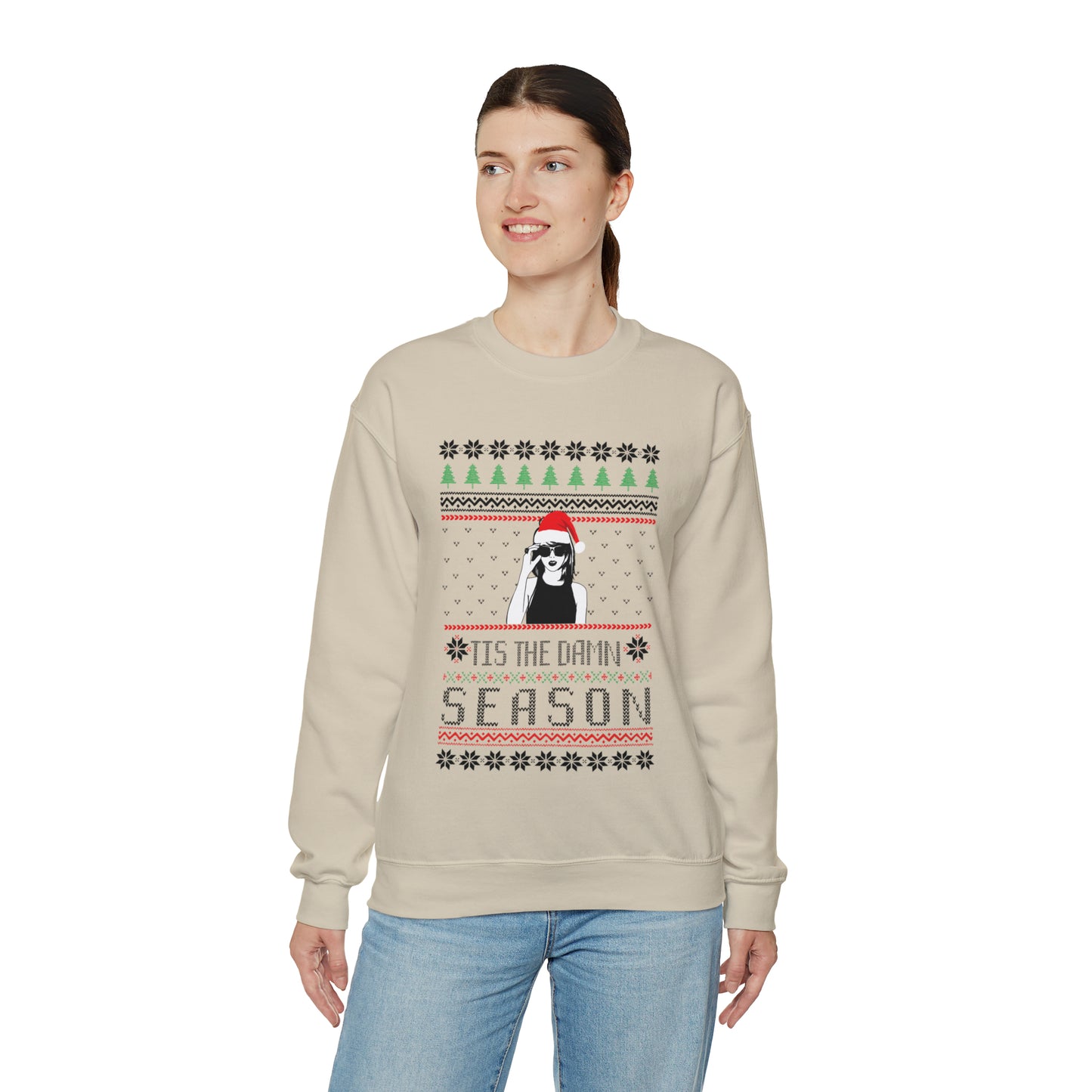 Taylor Swift 'Tis The Damn Season Unisex Heavy Blend Crewneck Sweatshirt