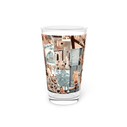 Sabrina Carpenter Peachy Princess Collage Pint Glass