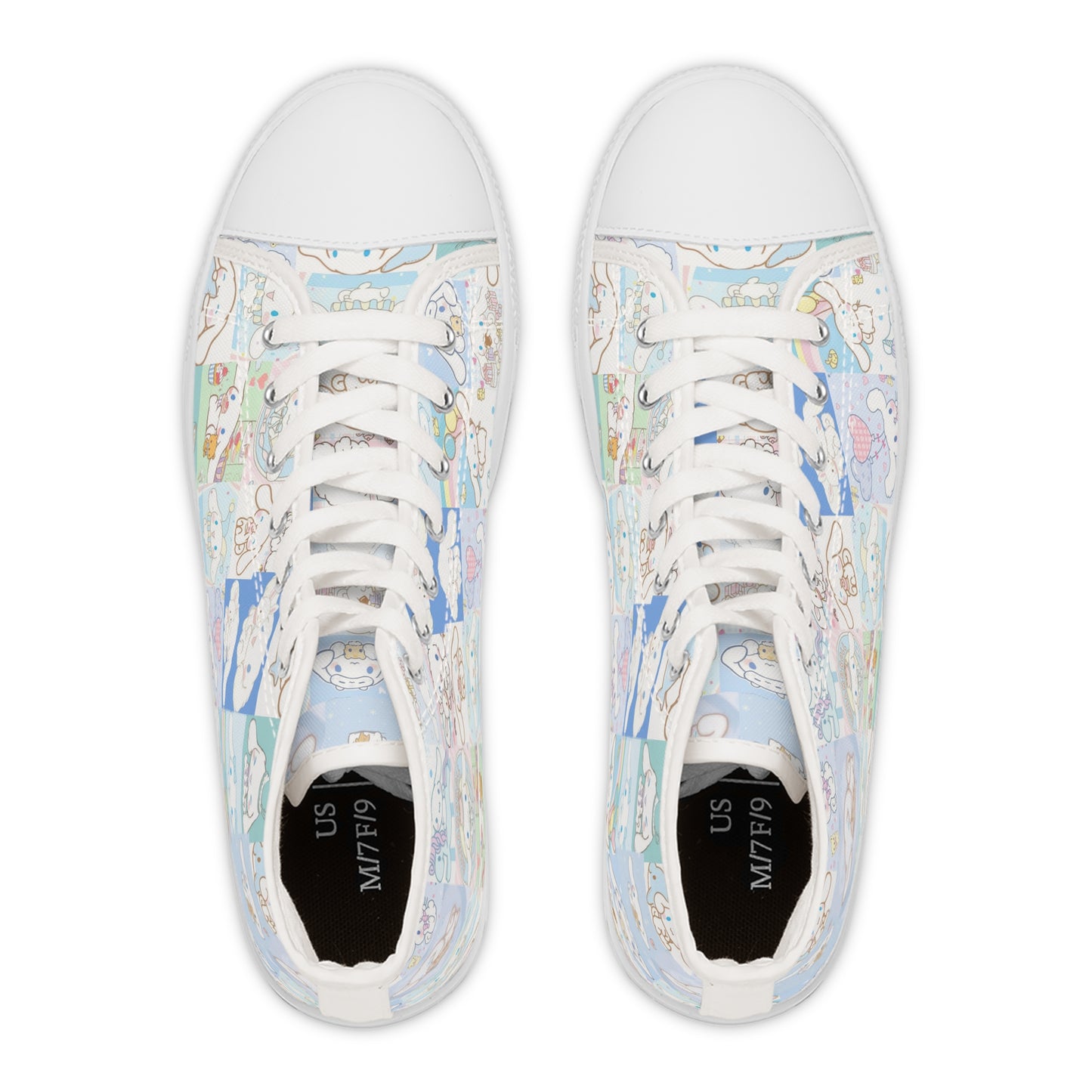 Cinnamoroll Cartoon Collage Women's High Top Sneakers