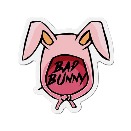 Bad Bunny Hoodie Logo Die-Cut Magnet
