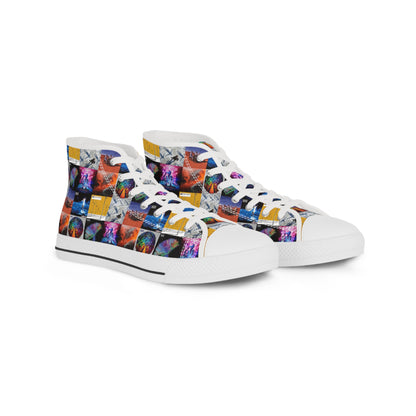 Muse Album Cover Collage Men's High Top Sneakers