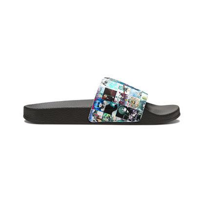 Hatsune Miku Album Cover Collage Women's Slide Sandals