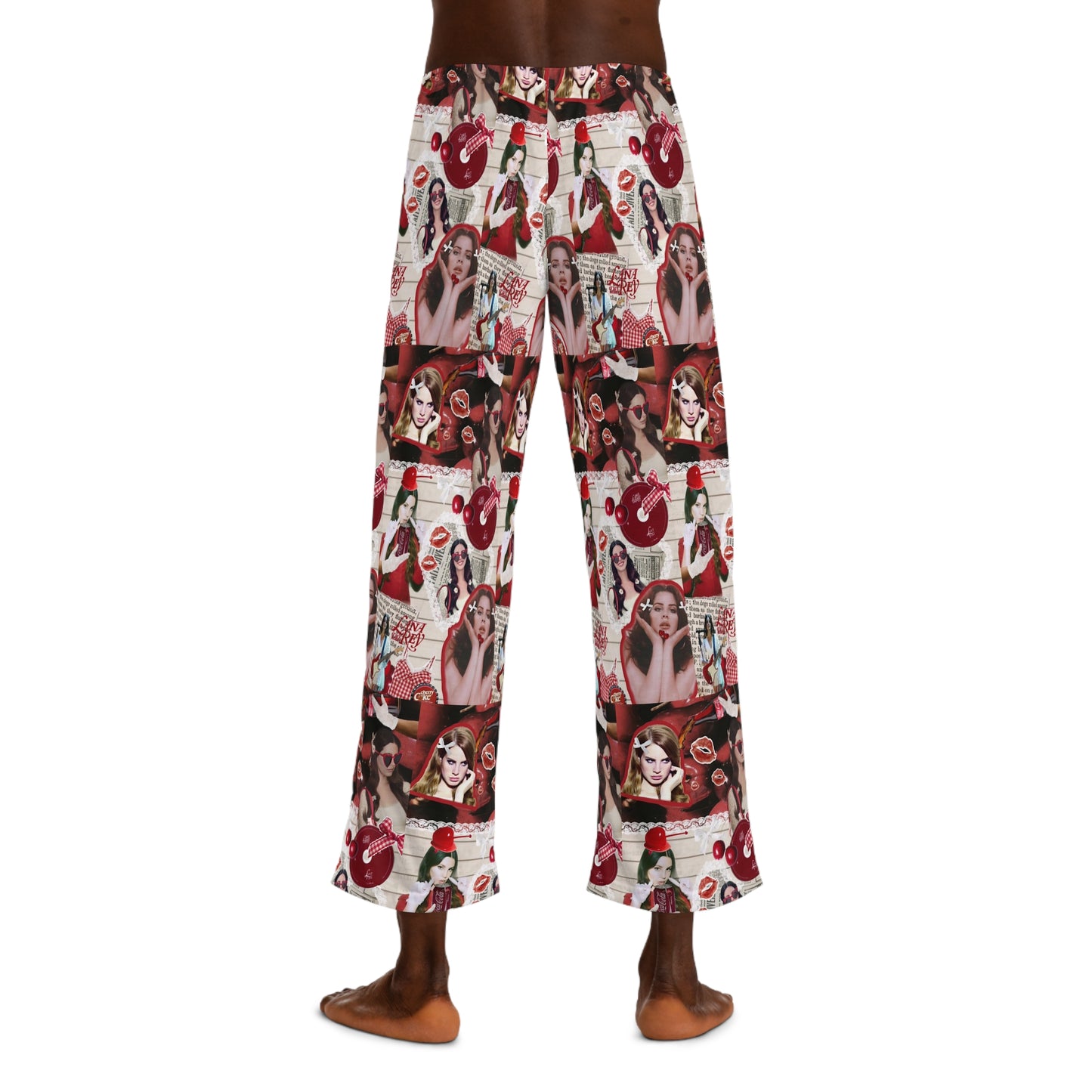 Lana Del Rey Cherry Coke Collage Men's Pajama Pants