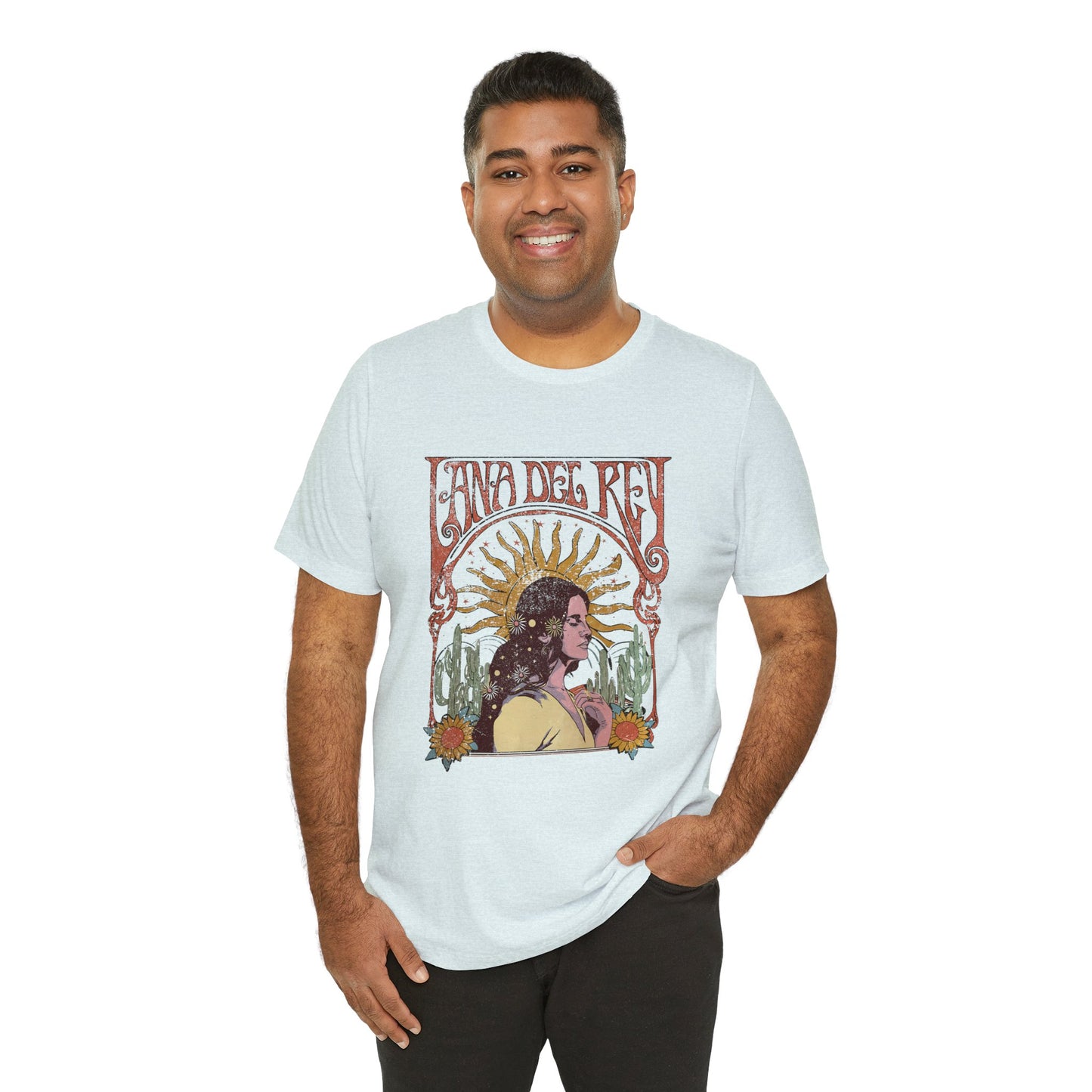 Lana Del Rey Vintage Artwork Unisex Jersey Short Sleeve Tee Shirt