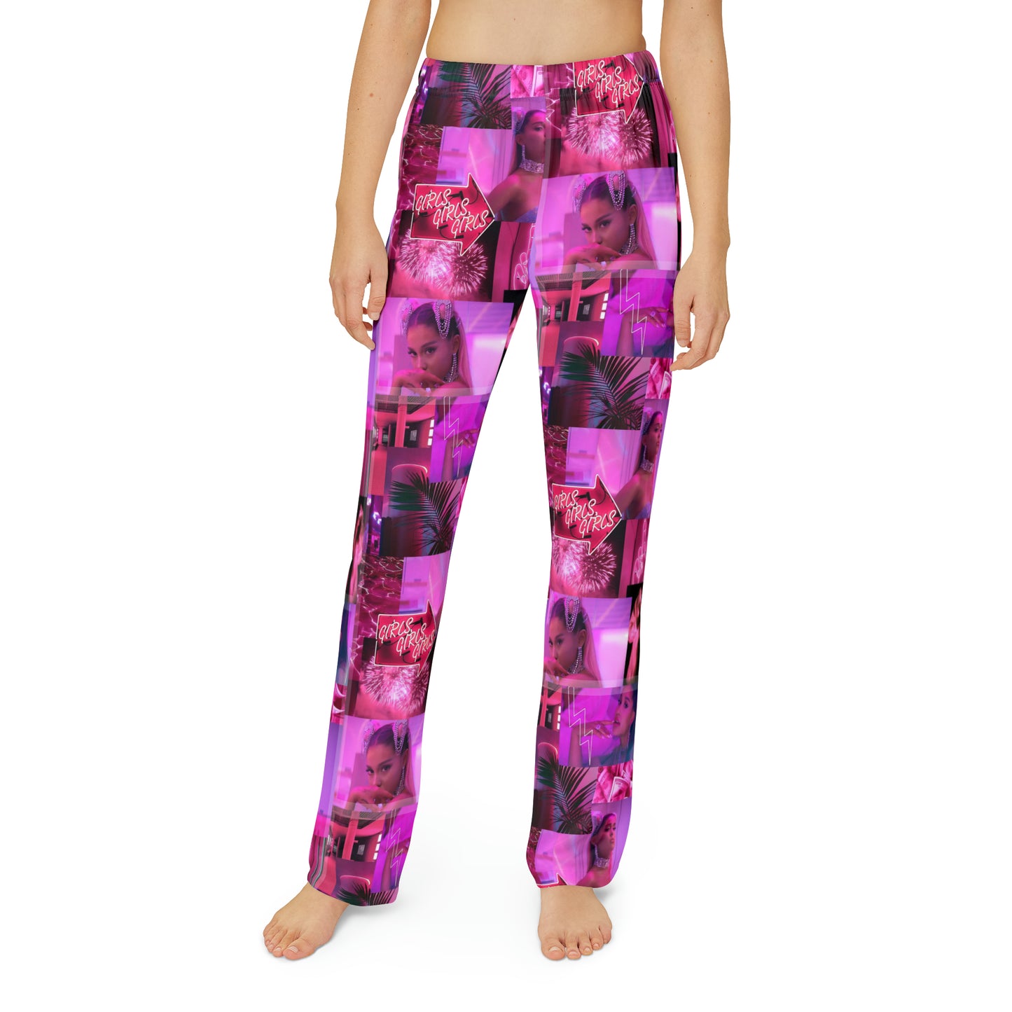 Ariana Grande 7 Rings Collage Kids Pajama Pants