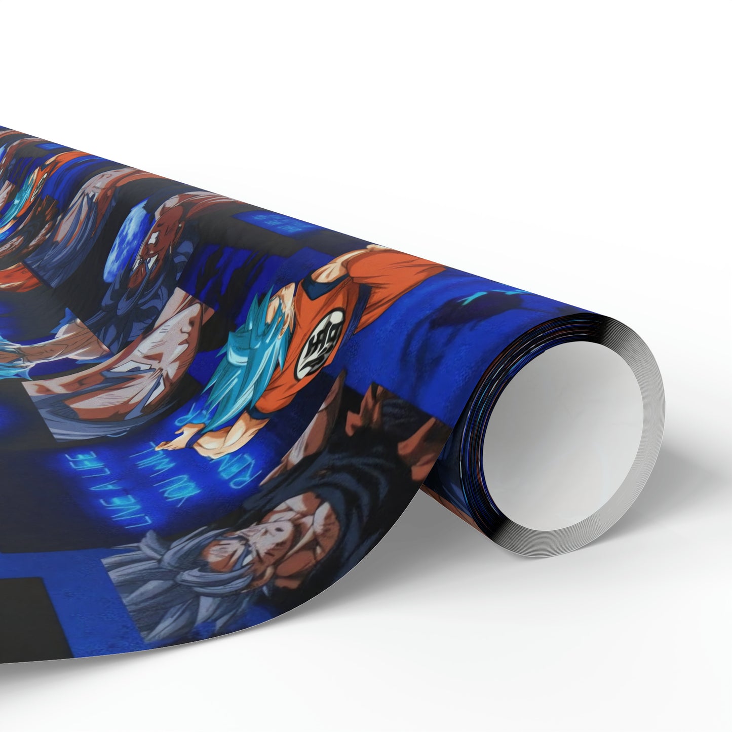 Dragon Ball Z Saiyan Moonlight Collage Gift Wrapping Paper