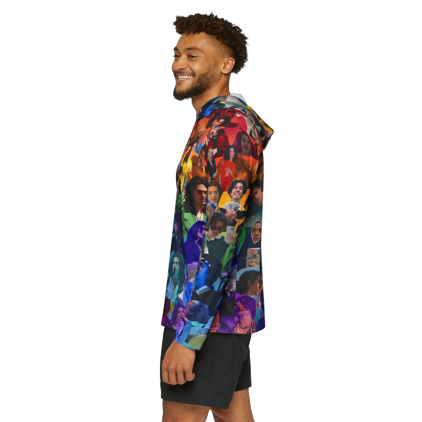 Conan Grey Rainbow Photo Collage Men's Sports Warmup Hoodie