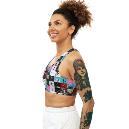 YUNGBLUD Album Cover Art Collage Seamless Sports Bra