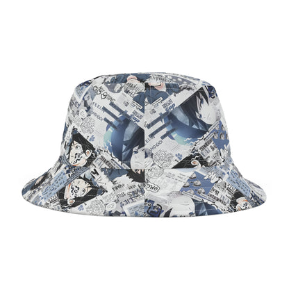 Demon Slayer Giyu Aesthetic Collage Bucket Hat